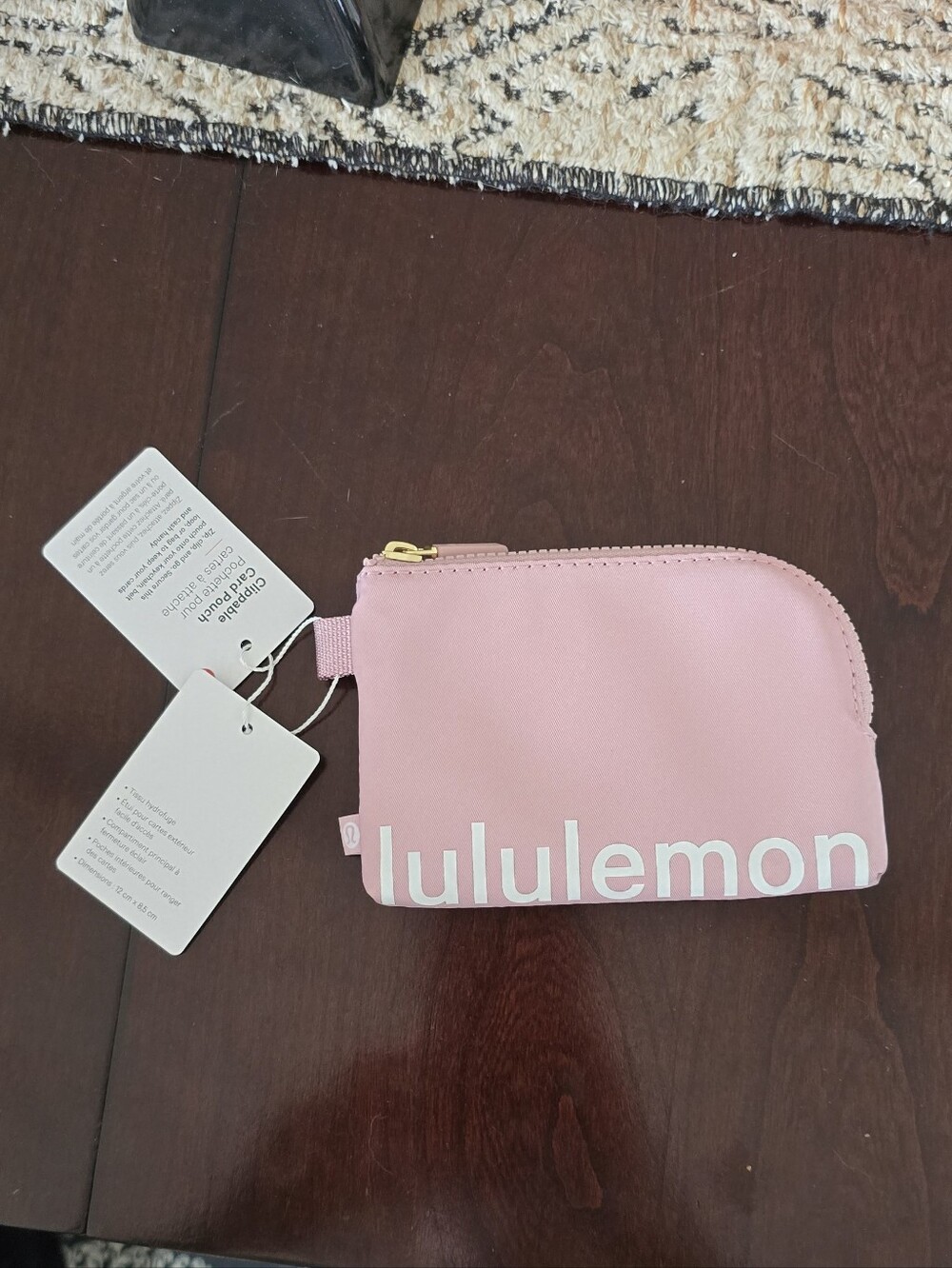 lululemon athletica Pink Zip Pouch - Compact Women's Accessory